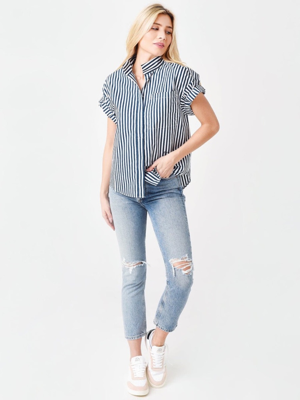 Sheila Pocket Shirt | %100 Cotton